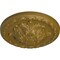 Ekena Millwork Acanthus Ceiling Medallion, Hand-Painted Gold, 11 3/8"OD x 2"P CM11ACGLS - alternate 2